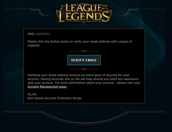 Riot Games Says My Account Is Linked To This Email Is There